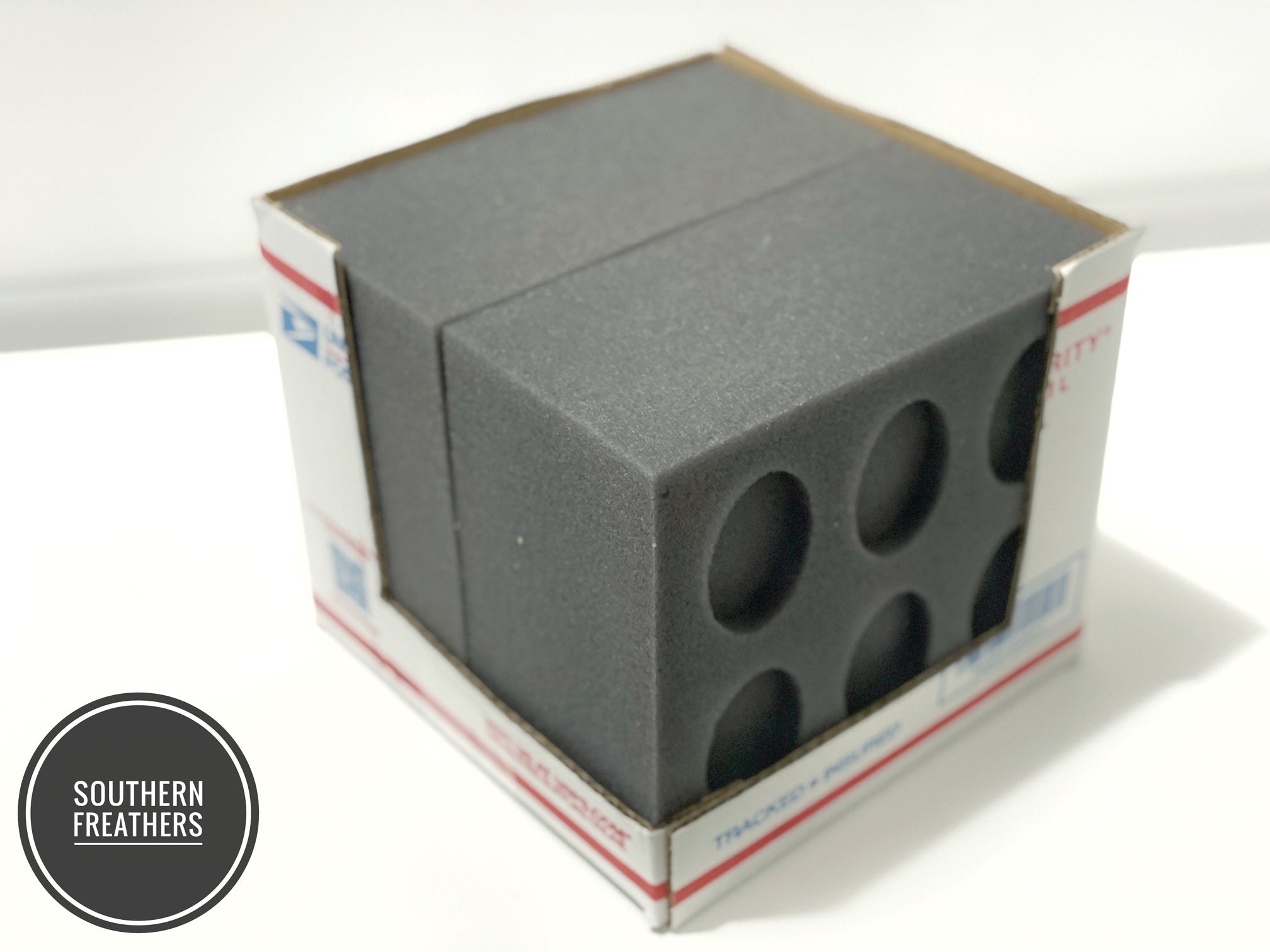 6 Egg Oblong Foam Shipper Foam Egg Shippers