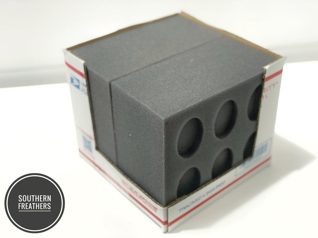 12 Egg Oblong Foam Small Kit (Standard) Foam Egg Shippers