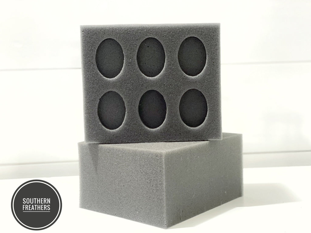 6 Egg Oblong Foam Shipper Foam Egg Shippers